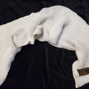 DPC (Dorfman Pacific Company) SUPER SOFT White Scarf 70" long x 12" wide